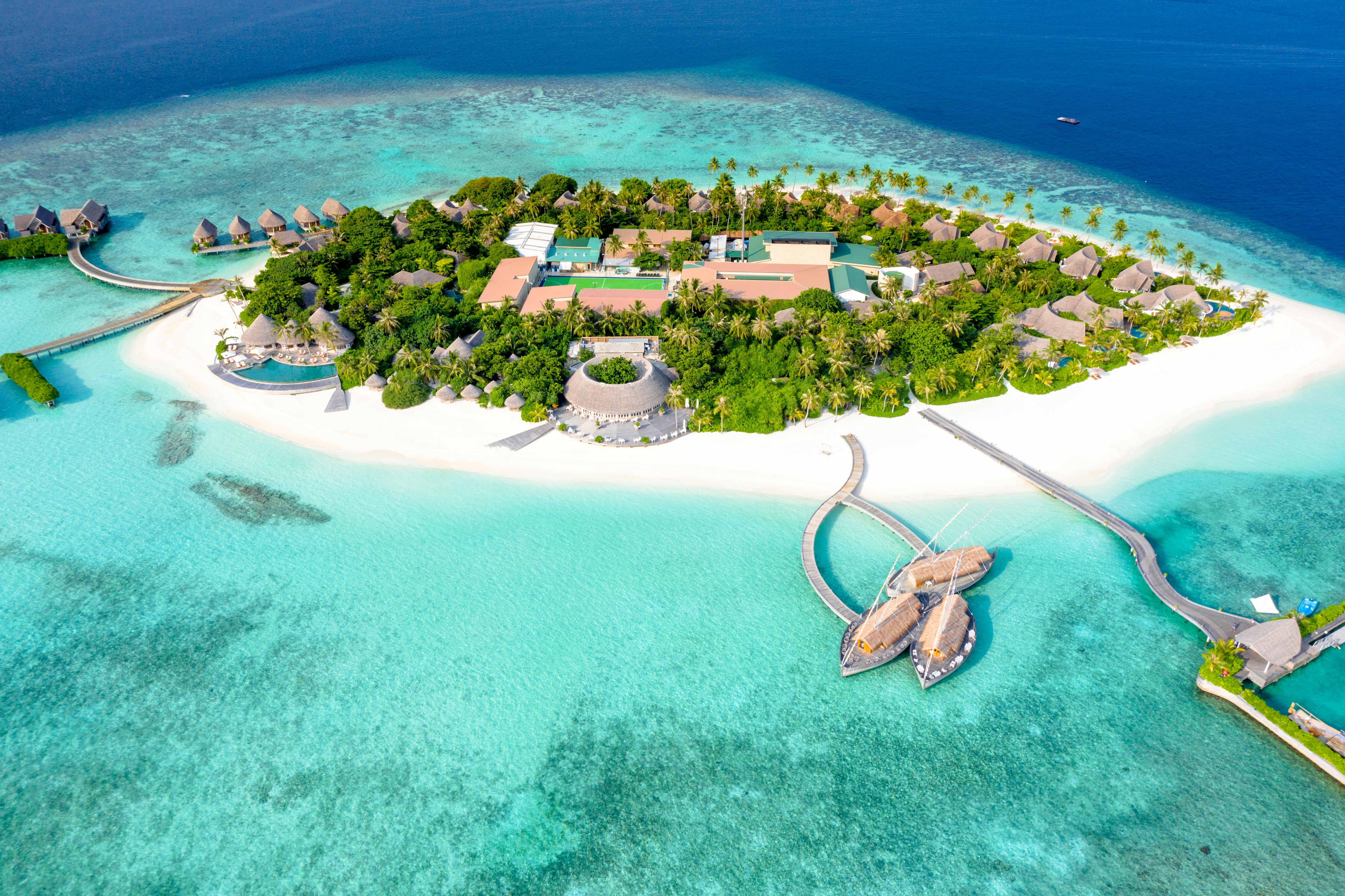 Maldives overwater bungalows